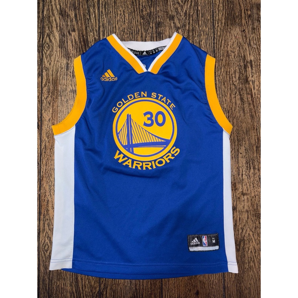 Golden State Warriors Steph Curry Jersey 30 Youth Medium